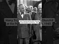 Harry Truman and Winston Churchill at the Potsdam Conference, 1945.