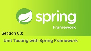 Spring framework Tutorial (062 Section Introduction   Unit Testing with Spring Framework)