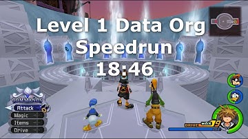 KH2FM (PS4) - Lvl 1 Data Org RTA - 18:46