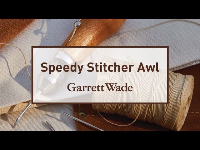 How To Use The Sewing Awl Kit On Leather 