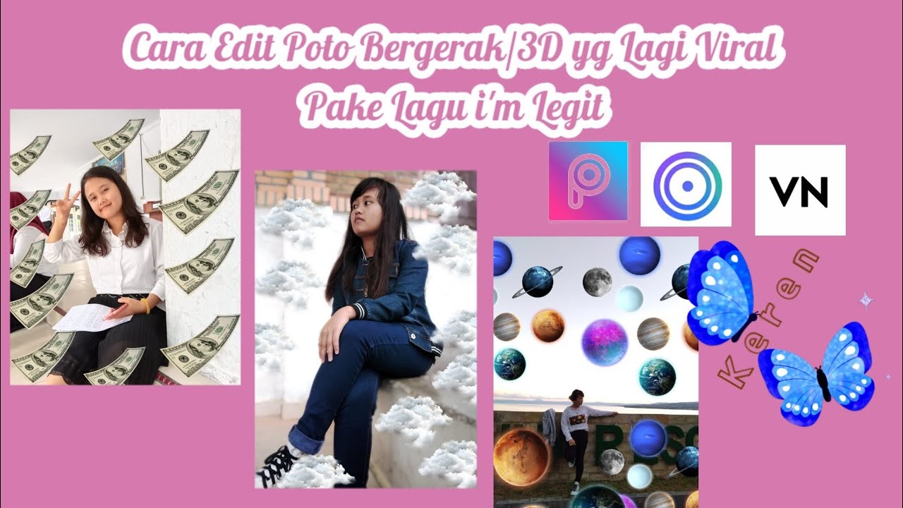 Cara Edit Video 3D yang Viral di Tiktok pake Lagu I'm  