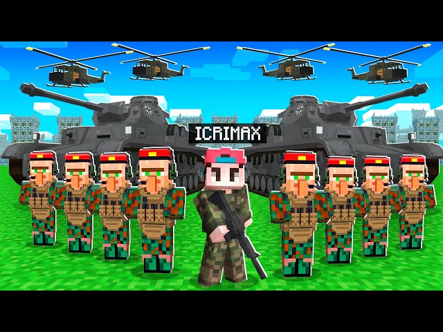 Ich BAUE eine VILLAGER MILITÄR BASE in MINECRAFT!