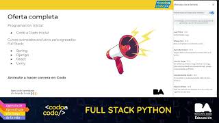 Full Stack con Python - Clase 0  Parte 1 - Codo a Codo