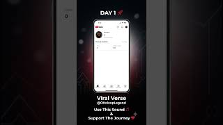 Day 1 🚀🧿 || Viral Verse || Trending #music #artist #coversong #animation