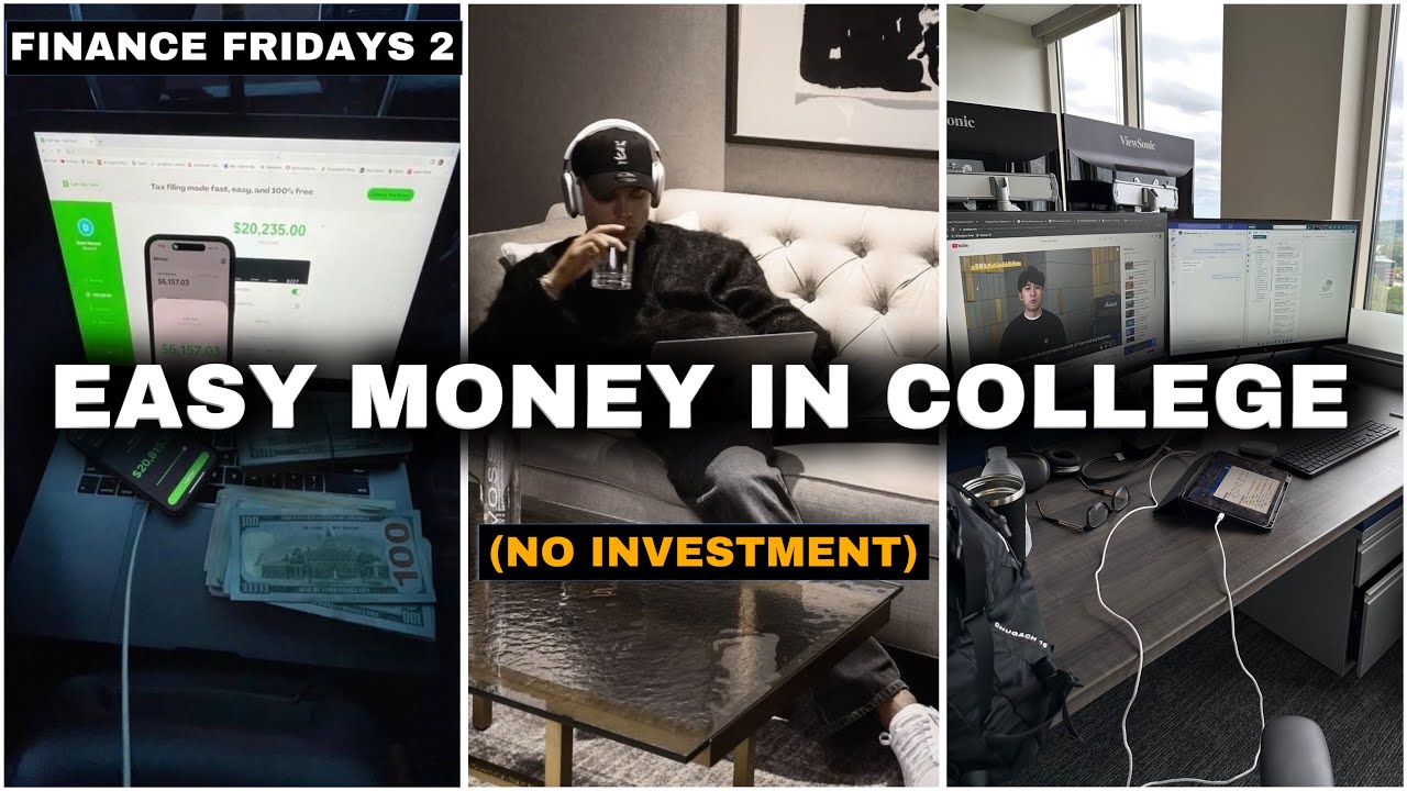 3 Easiest Side Hustles to Earn MONEY as a College Student! - YouTube