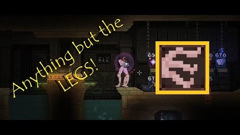 I did the only thing that you can do with Leggy Mutation! [Noita]