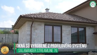 Revolučné okná - Rodinný dom Prievidza - Salamander Streamline 76 AD