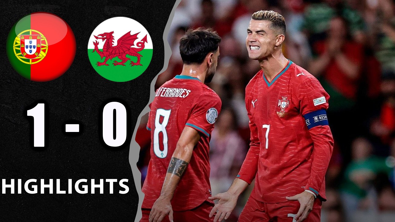 ملحص مباراة البرتغال و ويلز 1
