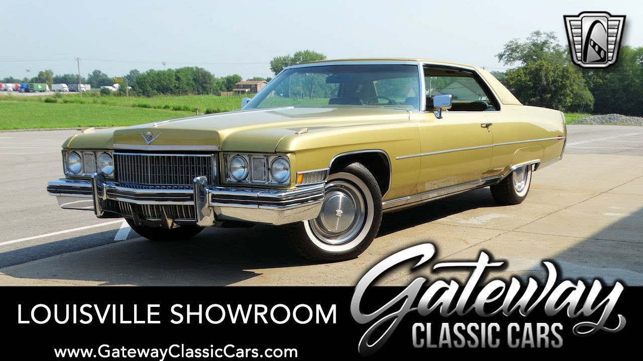 1973 Cadillac Coupe Deville, Gateway Classic Cars Louisville #3120 LOU