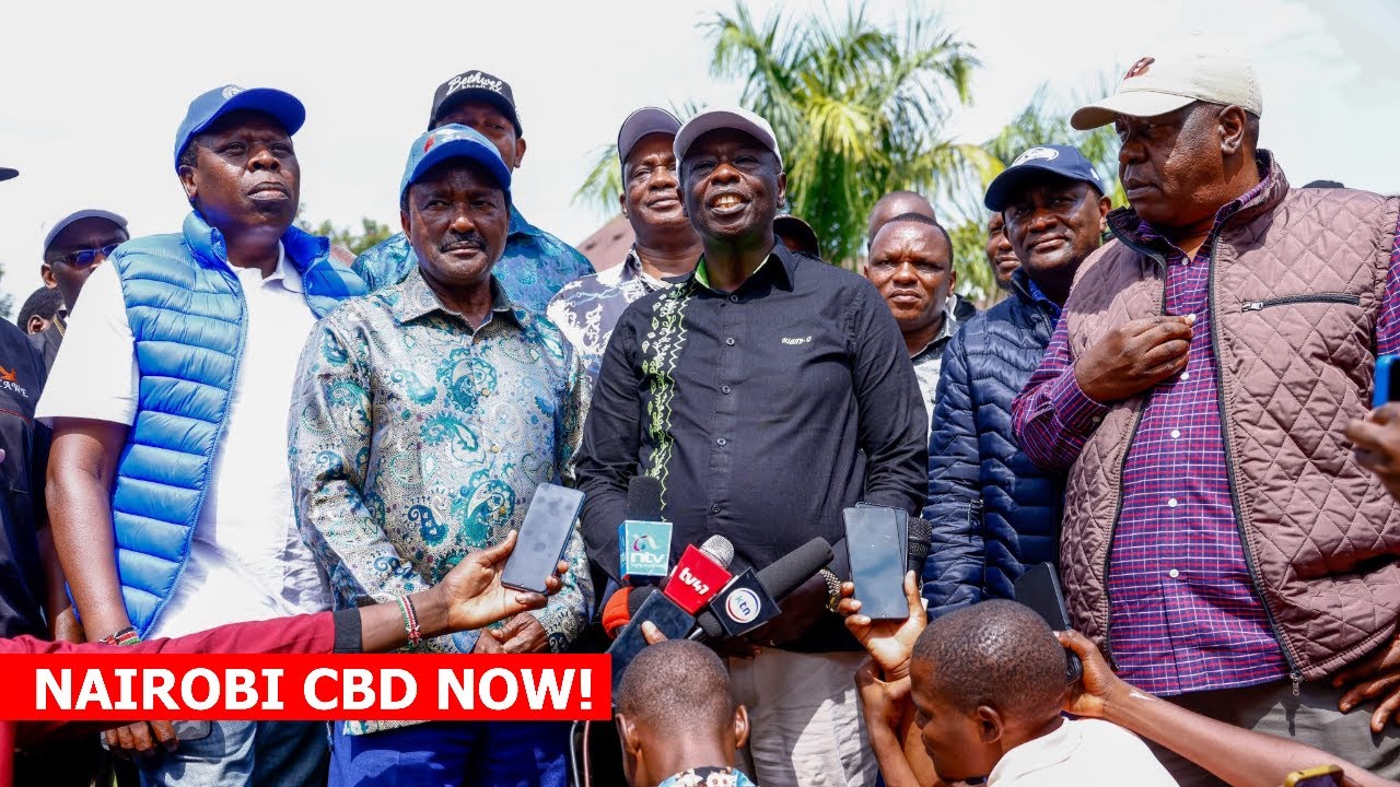 LIVE: Rigathi Gachagua and United opposition addressing the Nation now in Nairobi CBD!
