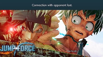 Full Power DEKU And Black ASTA Force Ranked Players To RAGE QUIT! | Jump Force Online Ranked