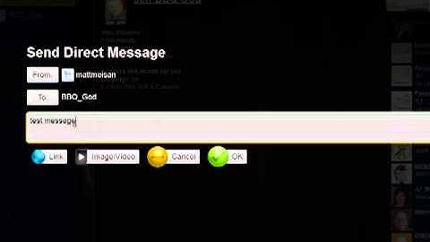 Twitter Direct Messages (Virtual Contact app)