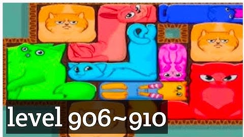 Puzzle Cats - level 906~910 Solve 