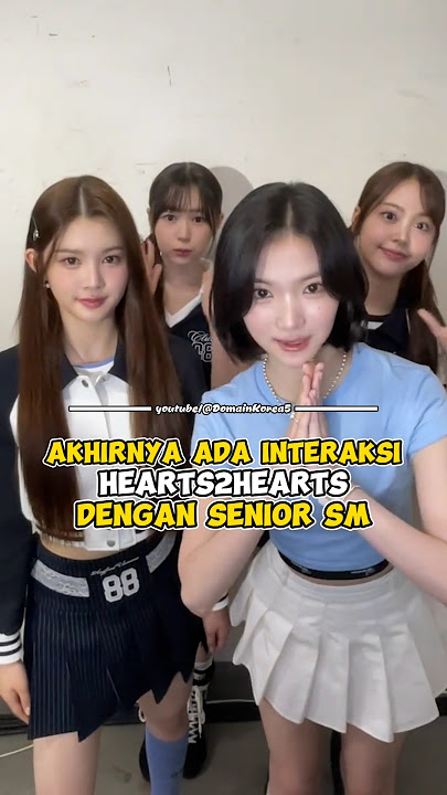 Akhirnya Ada Interaksi Hearts2Hearts Dengan Senior SM #kpop #shorts