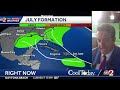 Tracking a few showers tonight, higher rain chances return this weekend + an update on the tropics.