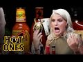 Carly Aquilino Takes on the Spicy Wings Challenge | Hot Ones