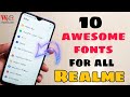 How to change font style in any realme devices  change font in realme  technical saifie
