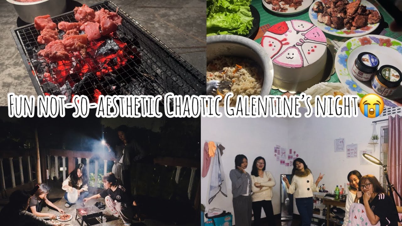 Весёлый, не очень эстетичный и хаотичный вечер в честь Дня святого Валентина для подруг | Еда | С...