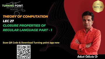 LEC 27 | Closure properties of regular language PART 1 | Theory of Computation