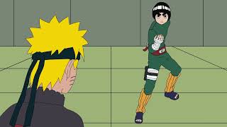 Naruto vs Rock Lee (Animation)