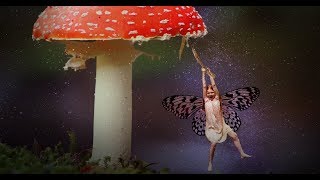 Photoshop Tutorial | Photo Manipulation | Fairy Mushroom Swing screenshot 2