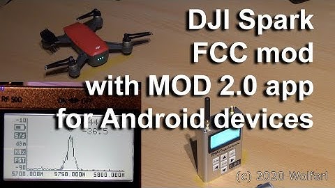 DJI Spark FCC mod in CE land