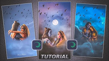 New viral reels radha krishna status tutorial || Alightmotion || Technical Mahatma