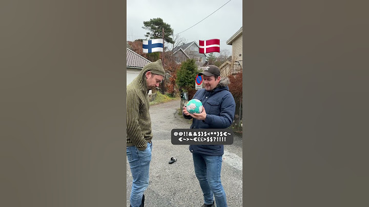 When a Dane 🇩🇰 & a Finn 🇫🇮 talk 😂 #helgianderlend #denmark #finland