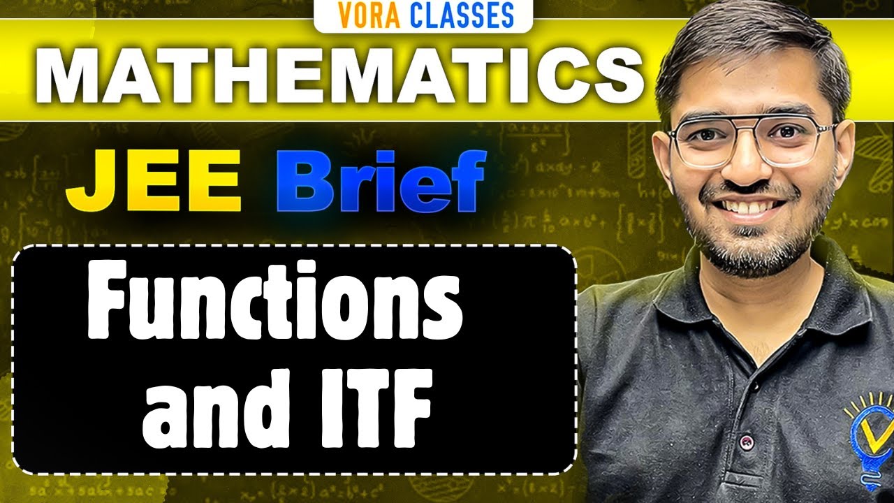 FUNCTIONs and Inverse Trigonometric Functions One Shot MATHS JEE Main ...