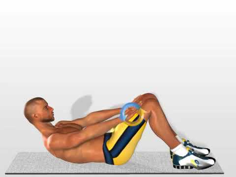 Arm Reaching Crunch - Abs Workout