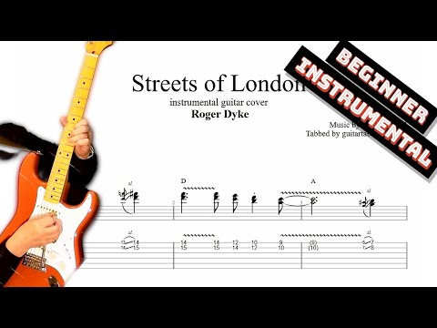 Streets Of London TAB - instrumental guitar tabs (PDF + Guitar Pro)