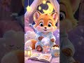 A cute baby fox finds a magic surprise box 🎁✨#shorts #fox #animation 
