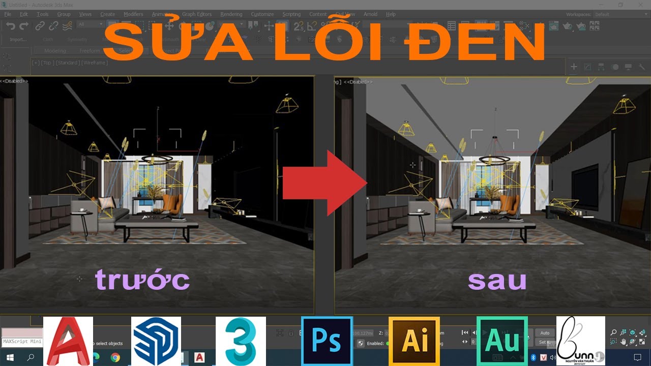 Lỗi Hiển Thị Trong 3Dmax 2021 | Cách Chữa Lỗi Bị Đen Mặt Trong Viewport Của  3Dmax 2021 - Youtube