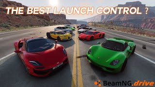 2 Step Launch Control in BeamNG | Which Car Has The Best Launch Control?