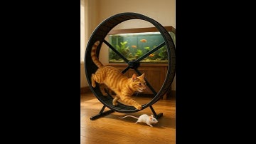 Chasing you forever, little buddy! 🐱🐭 永遠に追いかけるよ、小さな相棒！🐱🐭 영원히 널 쫓을 거야, 작은 친구야! 🐱🐭 #mouse  #catvideo