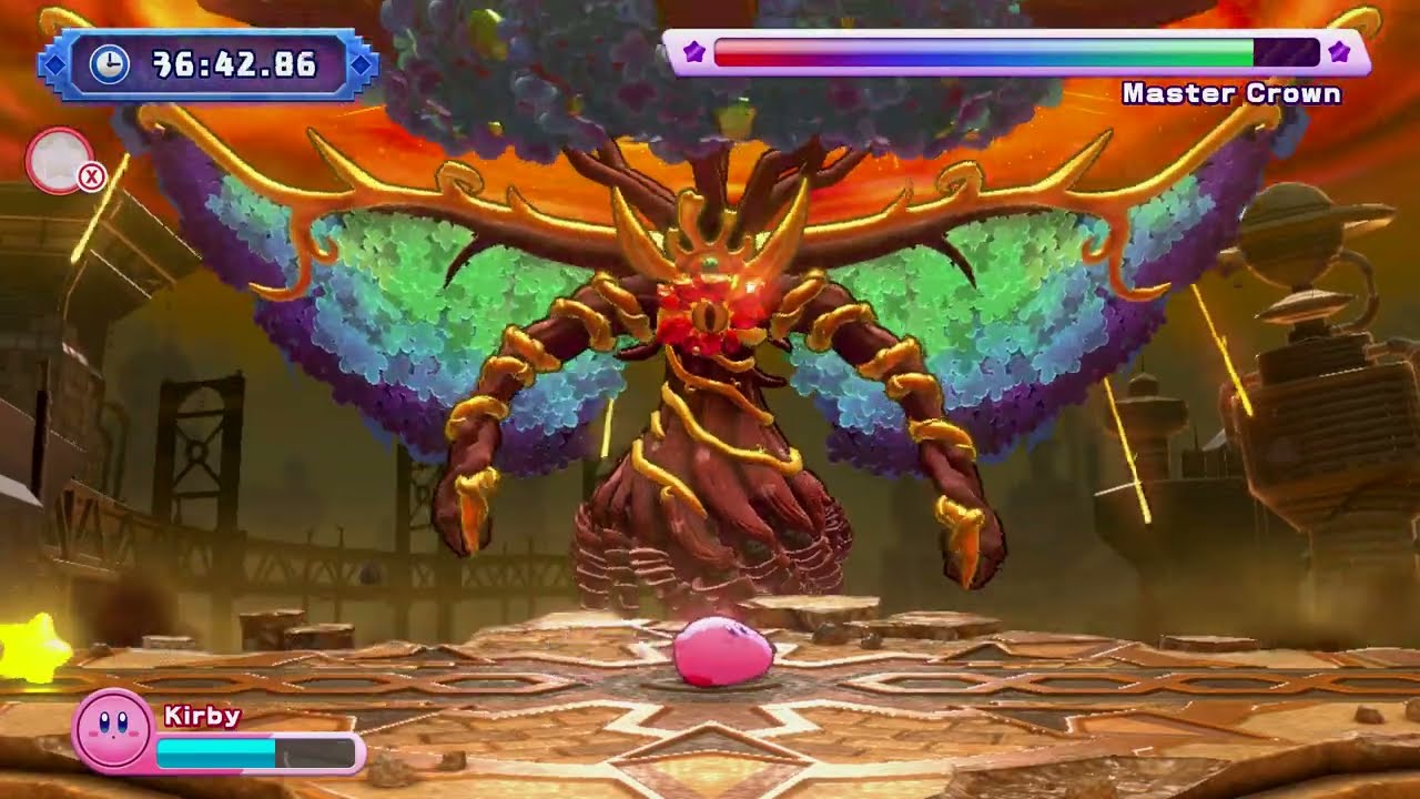 Kirby's Return to Dream Land Deluxe - Master Crown battle (True