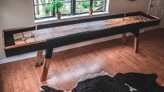 Making a Live-Edge Shuffle Board Table!