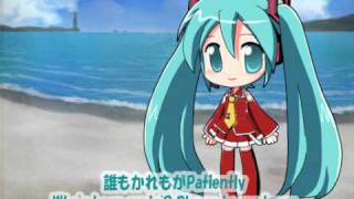 Video thumbnail of "初音ミク　MERRY X'MAS IN SUMMER（KUWATA BAND）"