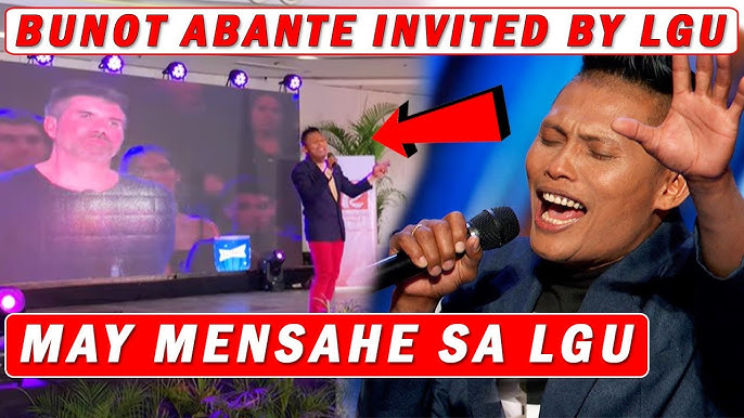 Bunot Abante kinuhang guest ng LGU Santander | Bunot may mensahe sa LGU - YouTube