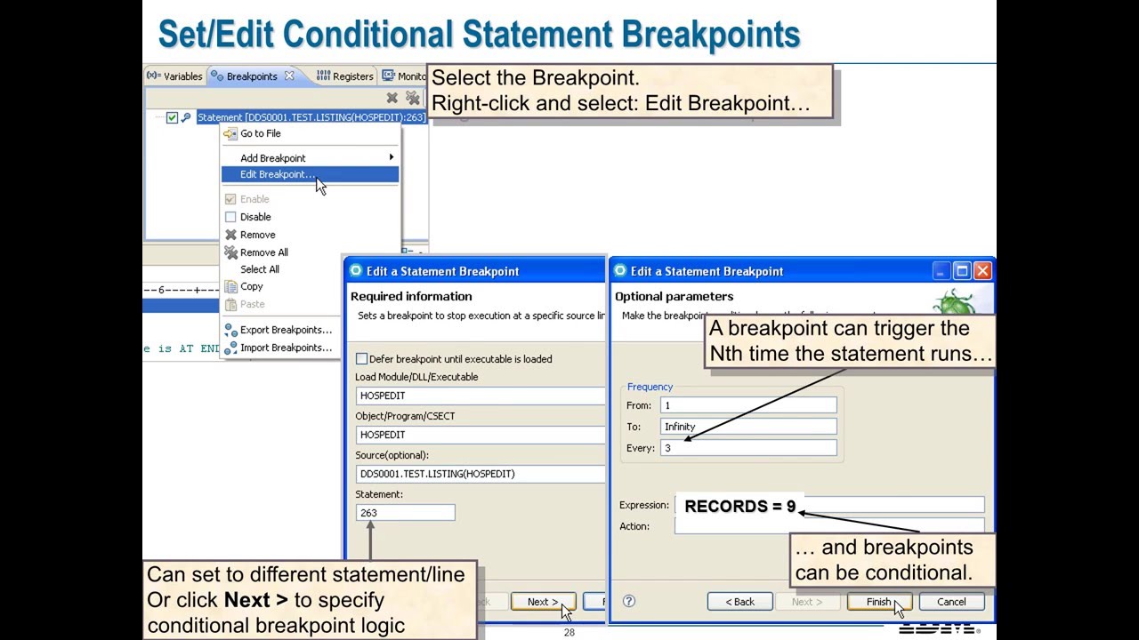 RDz Workbench   Debugging Assembler