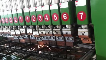 Automatic H type gantry multi head spot wire mesh welding machine WITH Double moulds