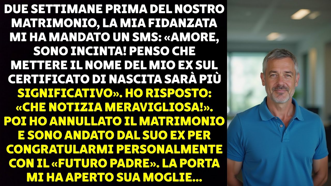 VOLEVA CHE IL BAMBINO PORTASSE IL COGNOME DELL'EX. SONO ANDATO A CASA SUA PER CONGRATULARMI CON LUI