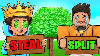 Celebrity I Became The #1 RICHEST Player In Roblox Split or Steal! Wealth