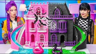 Rumi Builds CUTE, Wednesday Builds SPOOKY! 💖🖤
