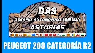ASSETTO CORSA- SIM RALLY - DAS- TC3 ASTURIAS /ON BOARD/ PEUGEOT 208 R2