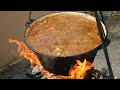 Gulaș la ceaun ( Rețetă Ungurească )  Ungarisches Gulasch ( Goulash) Bográcsban Gulyás