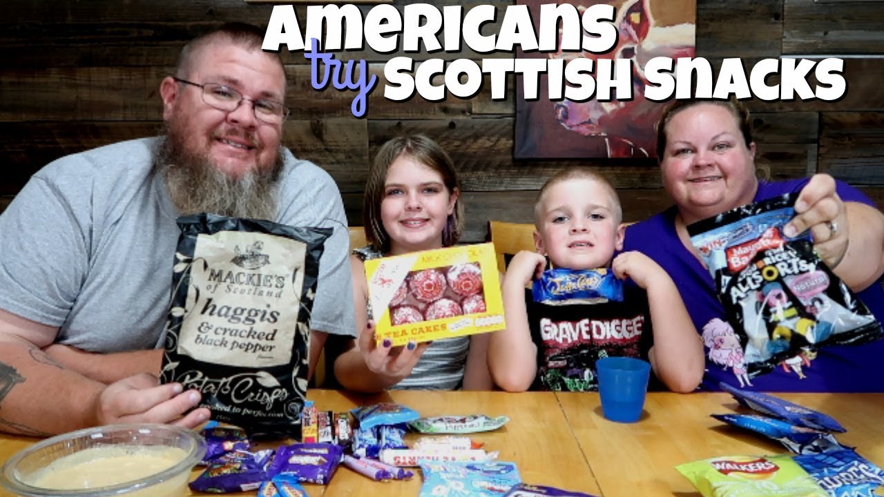 Foreign Food Friday || Americans Try Snacks from Scotland and the U.K.