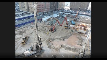 Piles Bored Insitu    3D Animation  Method & sequence and plant