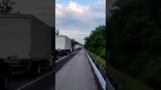 Worst I-81 Traffic Jam I've Ever Seen #highway #traffic #roanoke