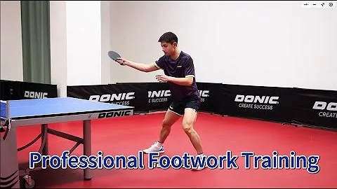 【table tennis】2025 Latest  Grand Slam Zhang Jike Tuition 8: Profession Footwork Training